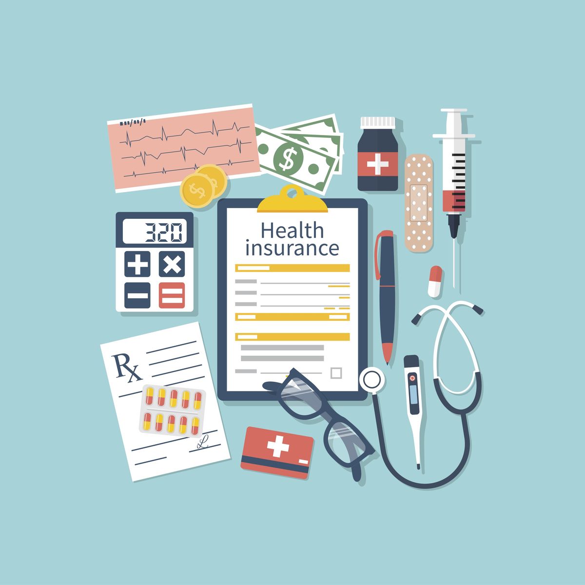 Health Insurance Illustration